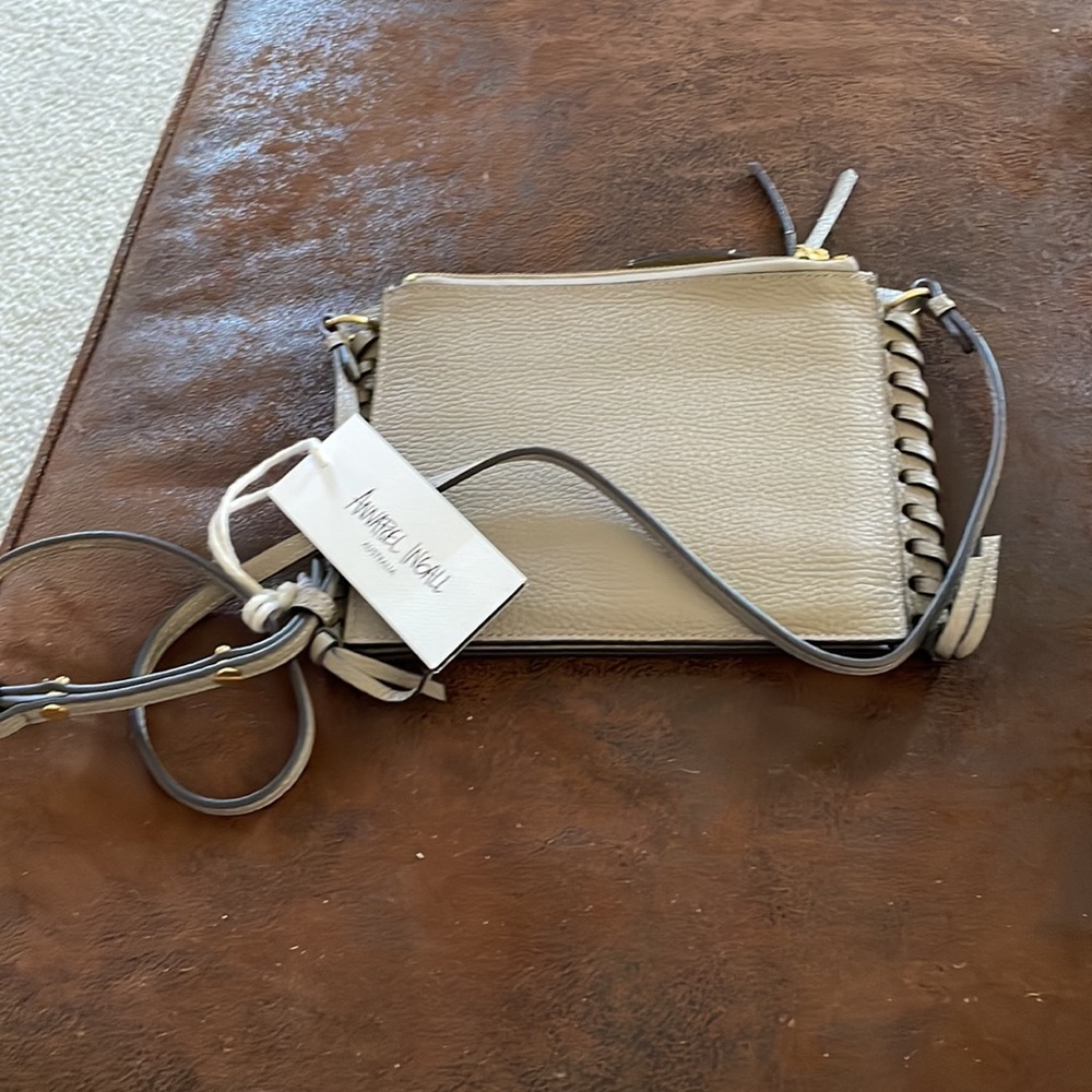 Brand new Annabel Ingall Everly Pebbled Leather Crossbody Handbag